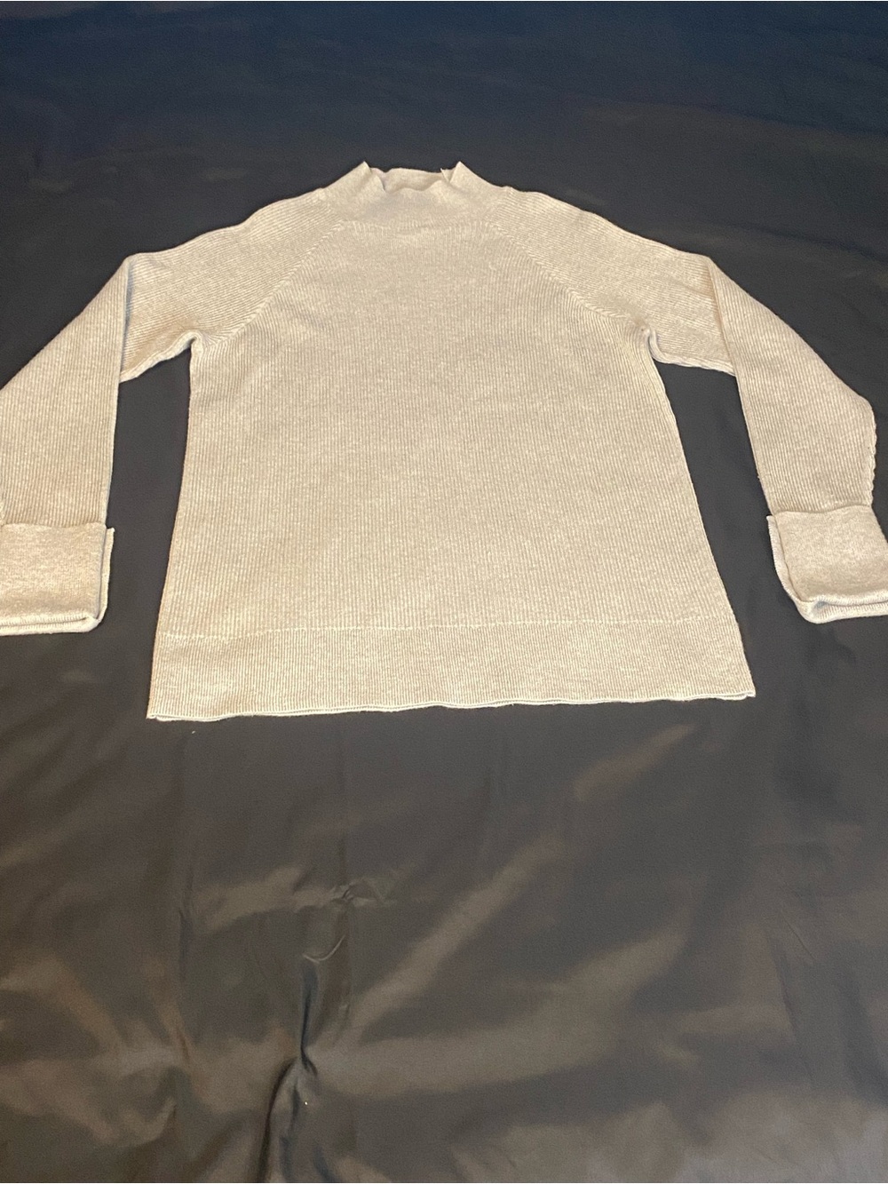 Michael Kors Womans Turtleneck Sweater in Grey Size M